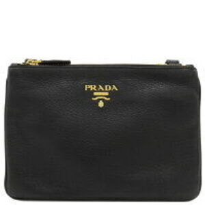 Prada VITELLO PHENIX shoulder bag logo black